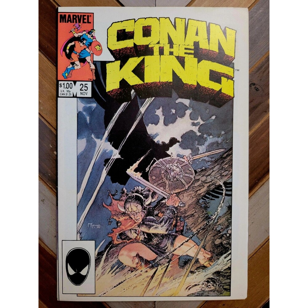 Conan The King #25 (Marvel 1984) "Daggers" Kaluta Cover Marc Silvestri Art (6.0)